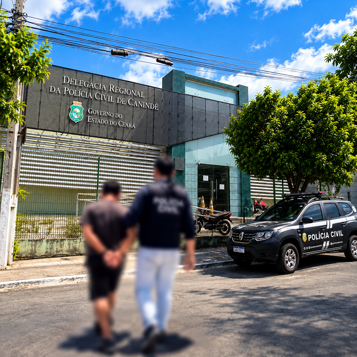 Polícia Civil prende homem por suspeita de descumprir medida protetiva em Canindé