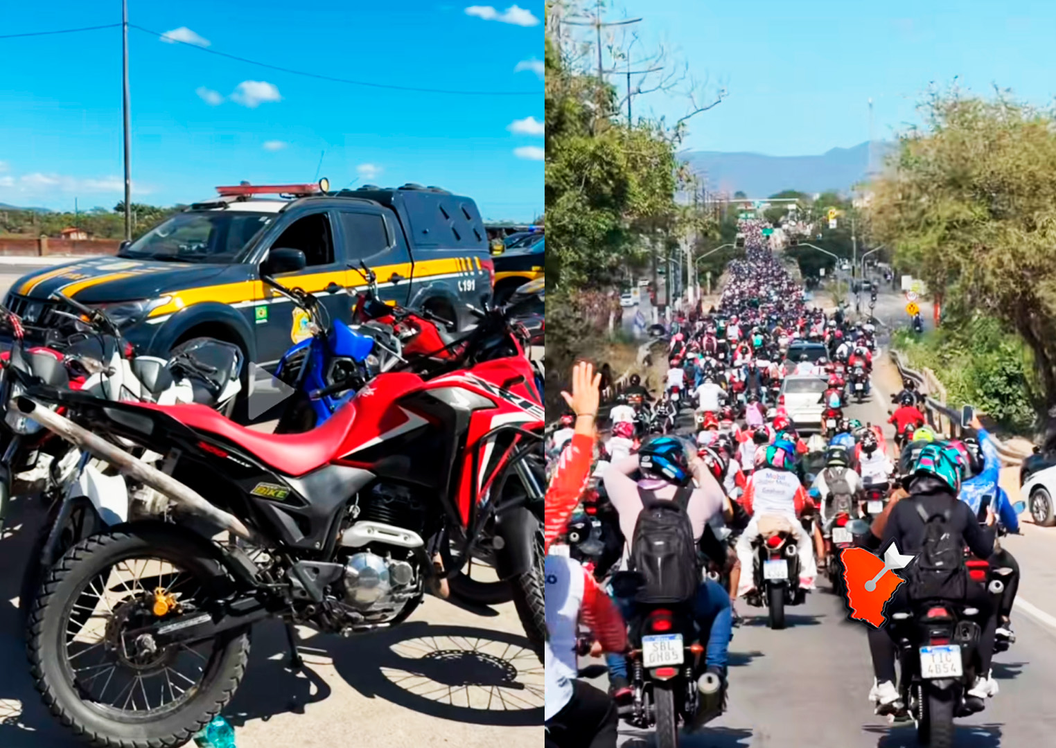 PRF REGISTRA 174 INFRAÇÕES E RECOLHE 17 VEÍCULOS DURANTE A 40ª MOTO ROMARIA