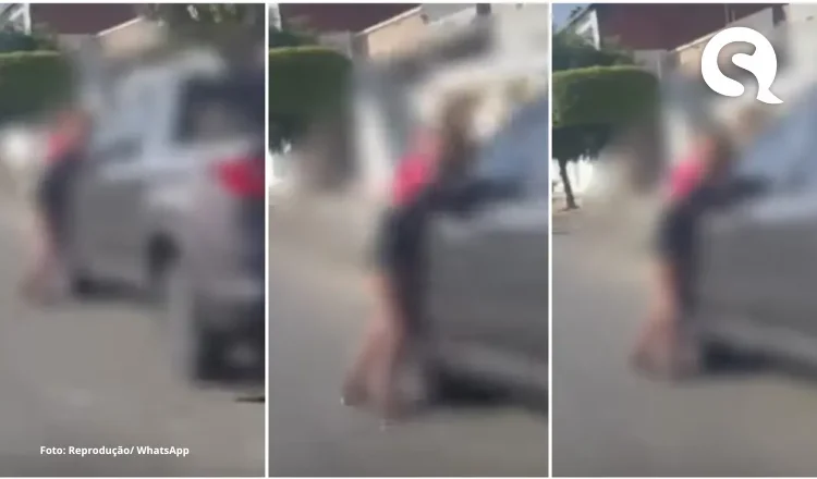Mulher é agredida e arrastada por ex-namorado em carro no Junco, em Sobral