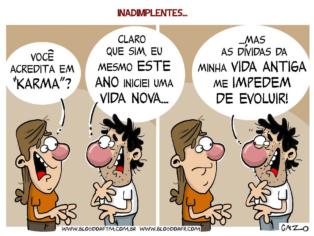 Ilustração sobre dívidas e inadimplência entre consumidores no Brasil