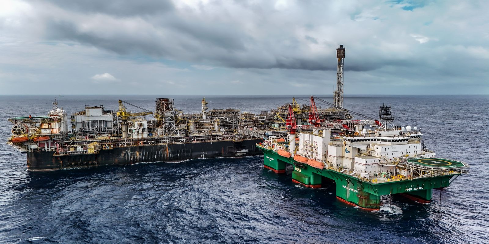Instalação de produção de petróleo da Petrobras