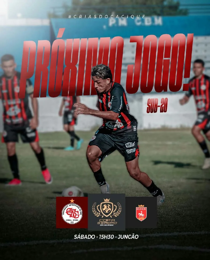 Futebol de base em Sobral: Guarany e Vila Real se preparam para clássico na Copa Seromo Sub-20