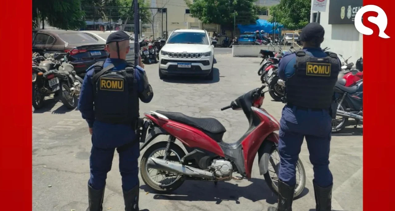 ROMU localiza motocicleta com queixa de roubo nas proximidades do Cemitério do Junco, em Sobral