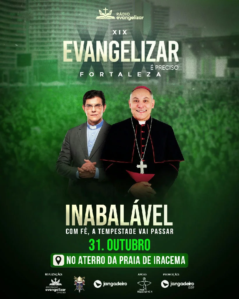 XIX Evangelizar É Preciso Fortaleza reúne multidão de fiéis na Praia de Iracema