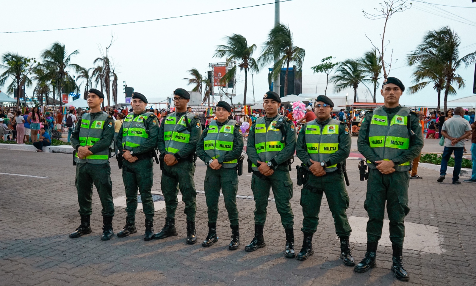PMCE mobiliza 220 policiais para reforçar a segurança durante o Evangelizar é Preciso 2026, em Fortaleza